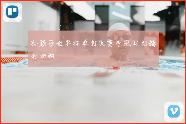 孙颖莎世界杯单打决赛夺冠时刻精彩回顾